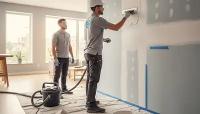 Professional drywall repair and wall patching by Harrisburg painters in Harrisburg, PA