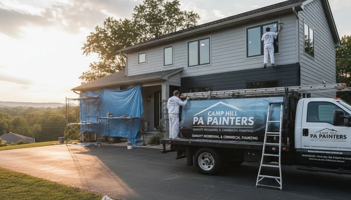 Professional house painters in Harrisburg PA providing expert exterior home painting services