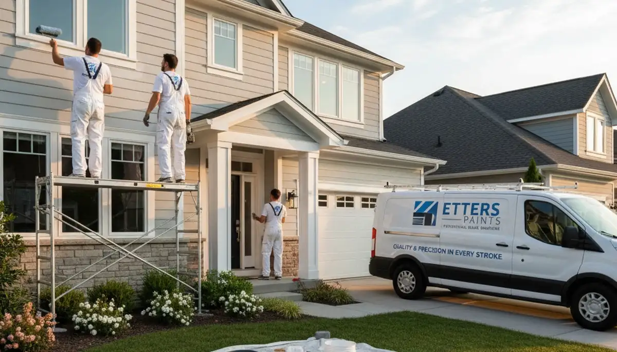Professional house painters in Harrisburg PA providing expert residential exterior painting services