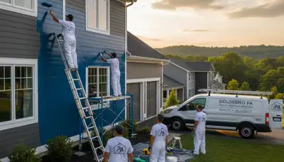 House painters serving Harrisburg, PA for interior and exterior painting services