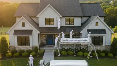 Professional house painters in Harrisburg, PA delivering expert exterior painting services