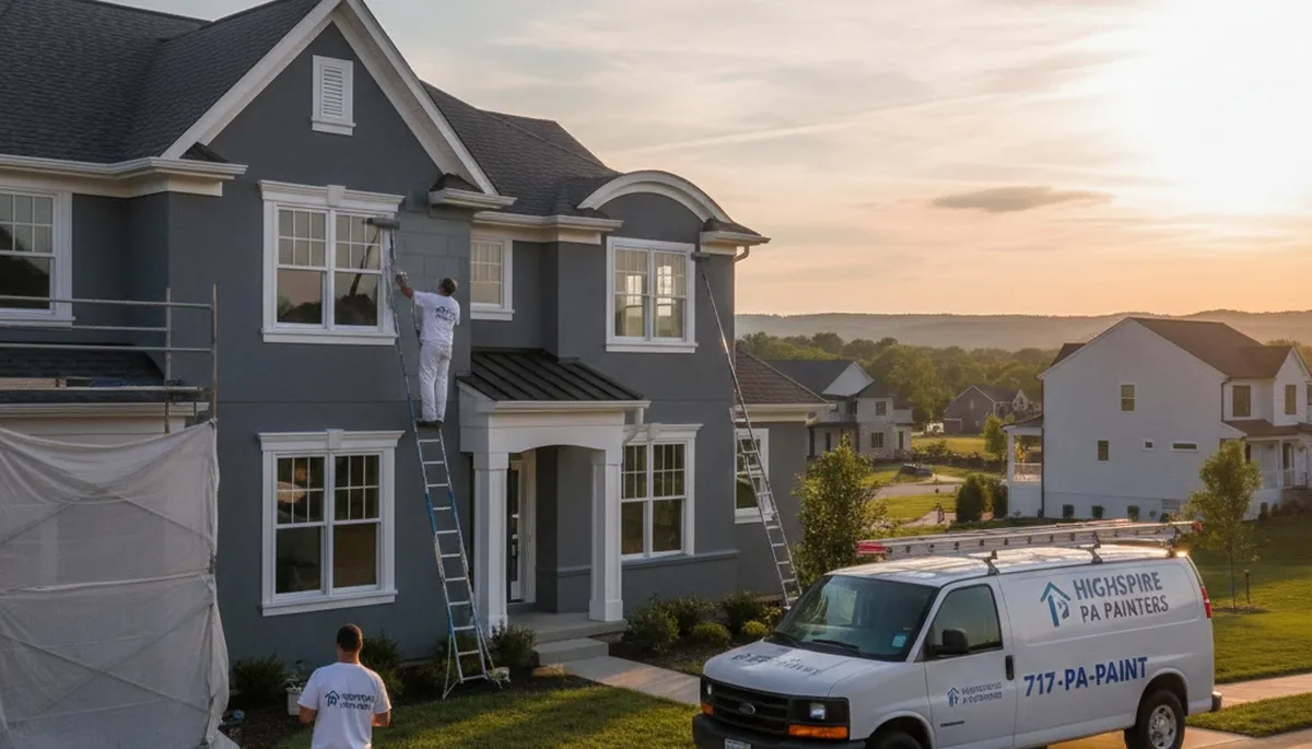 Professional house painters in Harrisburg PA providing expert residential exterior painting services