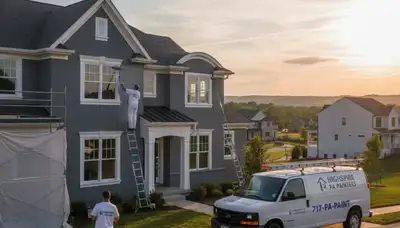 Professional house painters in Harrisburg PA providing expert residential exterior painting services