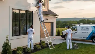 Professional house painters in Harrisburg PA providing expert exterior and interior painting services