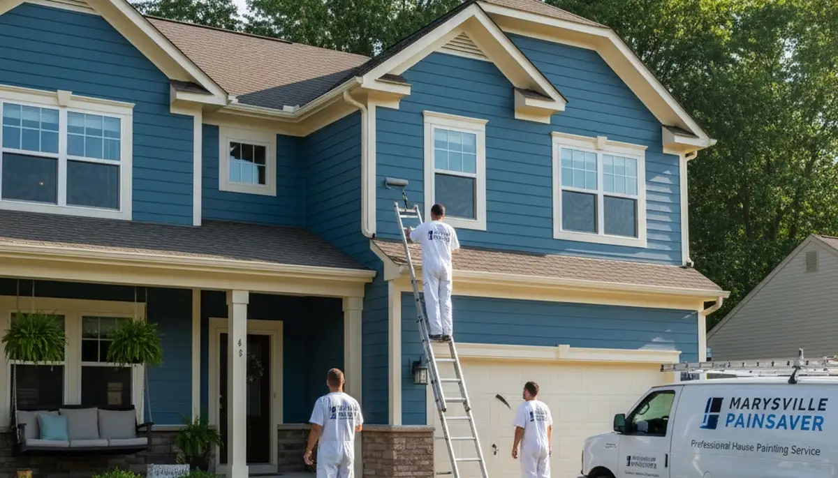Professional house painters in Harrisburg PA showcasing expert exterior home painting services