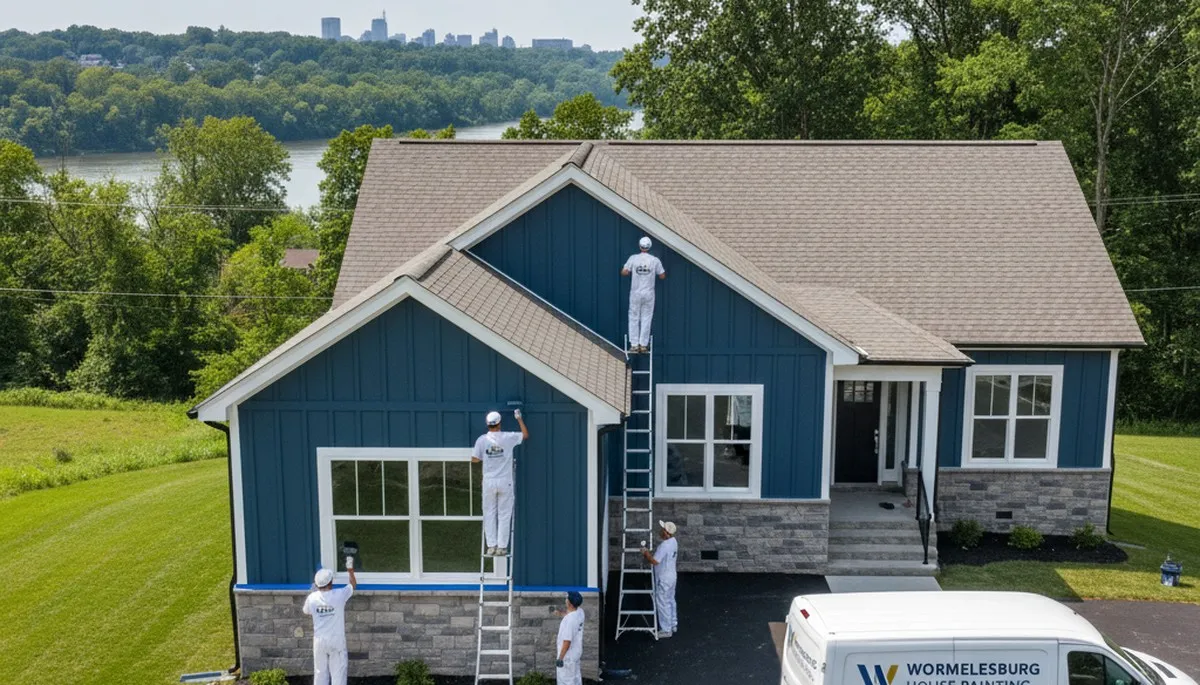 Professional house painters serving Harrisburg, PA with residential interior and exterior painting services