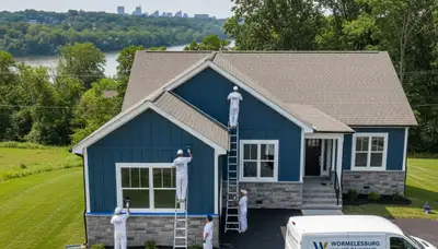 Professional house painters serving Harrisburg, PA with residential interior and exterior painting services