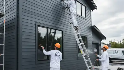 Professional siding painting in Harrisburg PA by expert exterior house painters